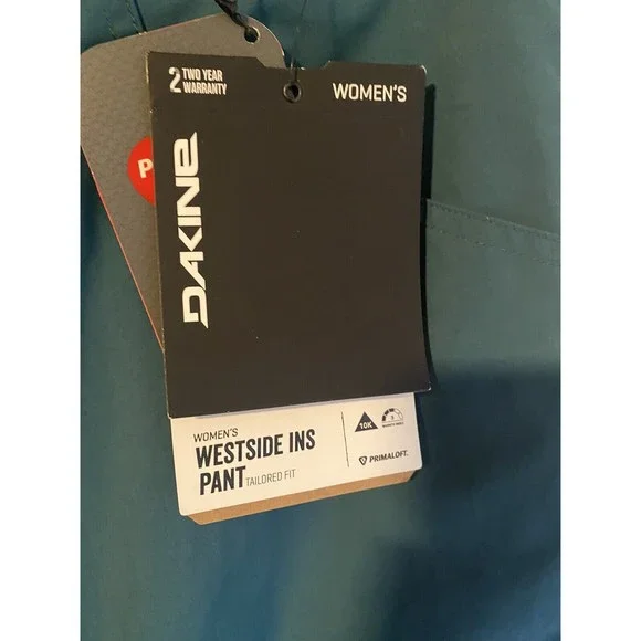 Dakine Westside Insulated Snowboard Pants Women’s Deep Teal Size S NWT - Picture 5 of 8